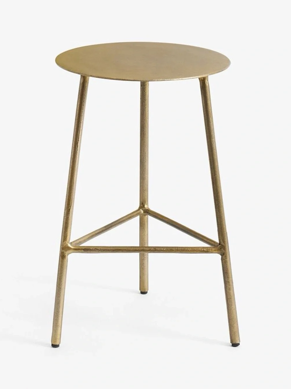 Pottery Barn “Briar” Metal Indoor/Outdoor Accent Table, Antique Brass, 22”Hx14”W